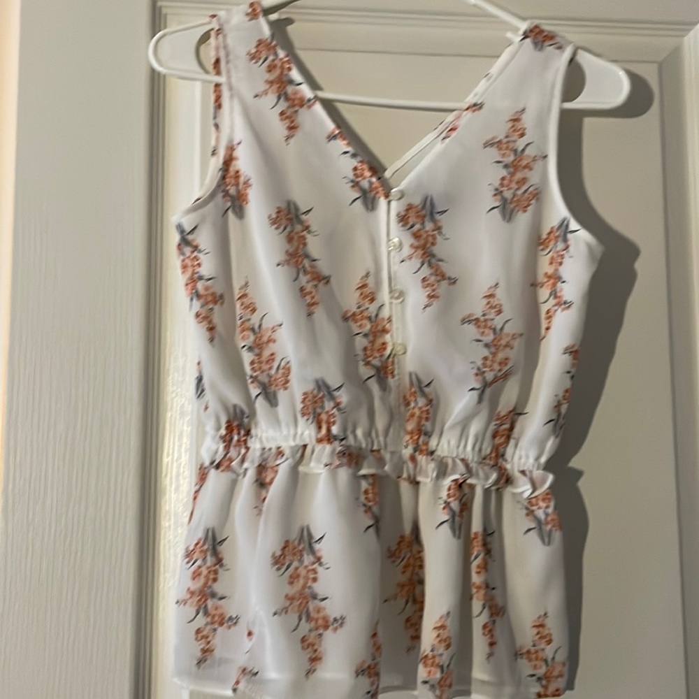 Floral blouse from Ann Taylor